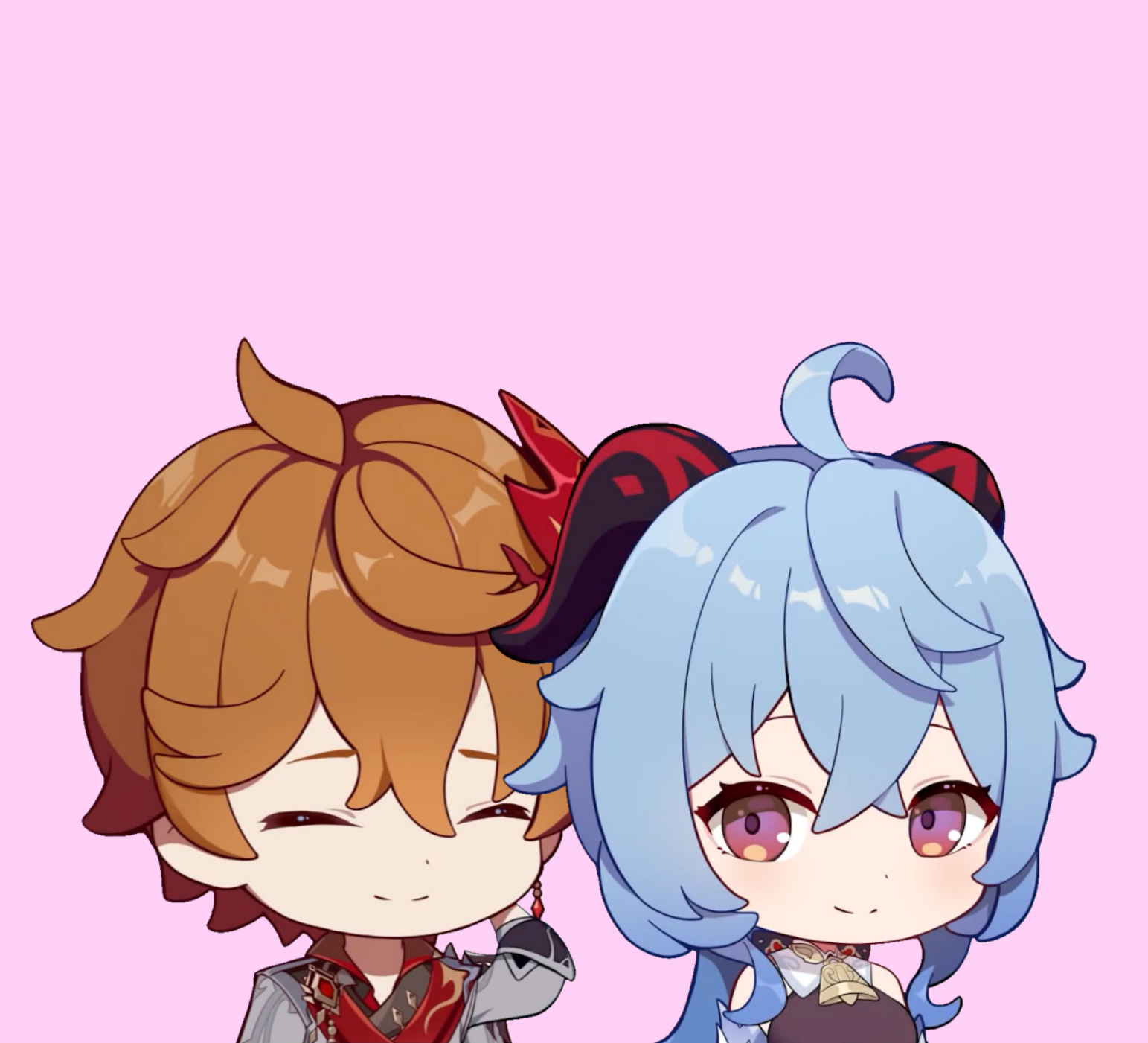 Genshin Impact Childe x Ganyu by SweetandGentle on DeviantArt