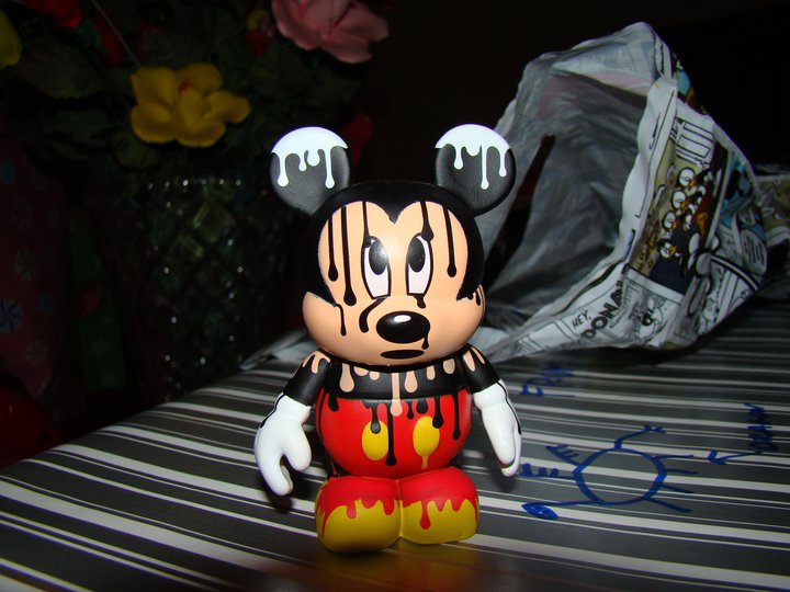 Paint Drip Mickey Vinylmation