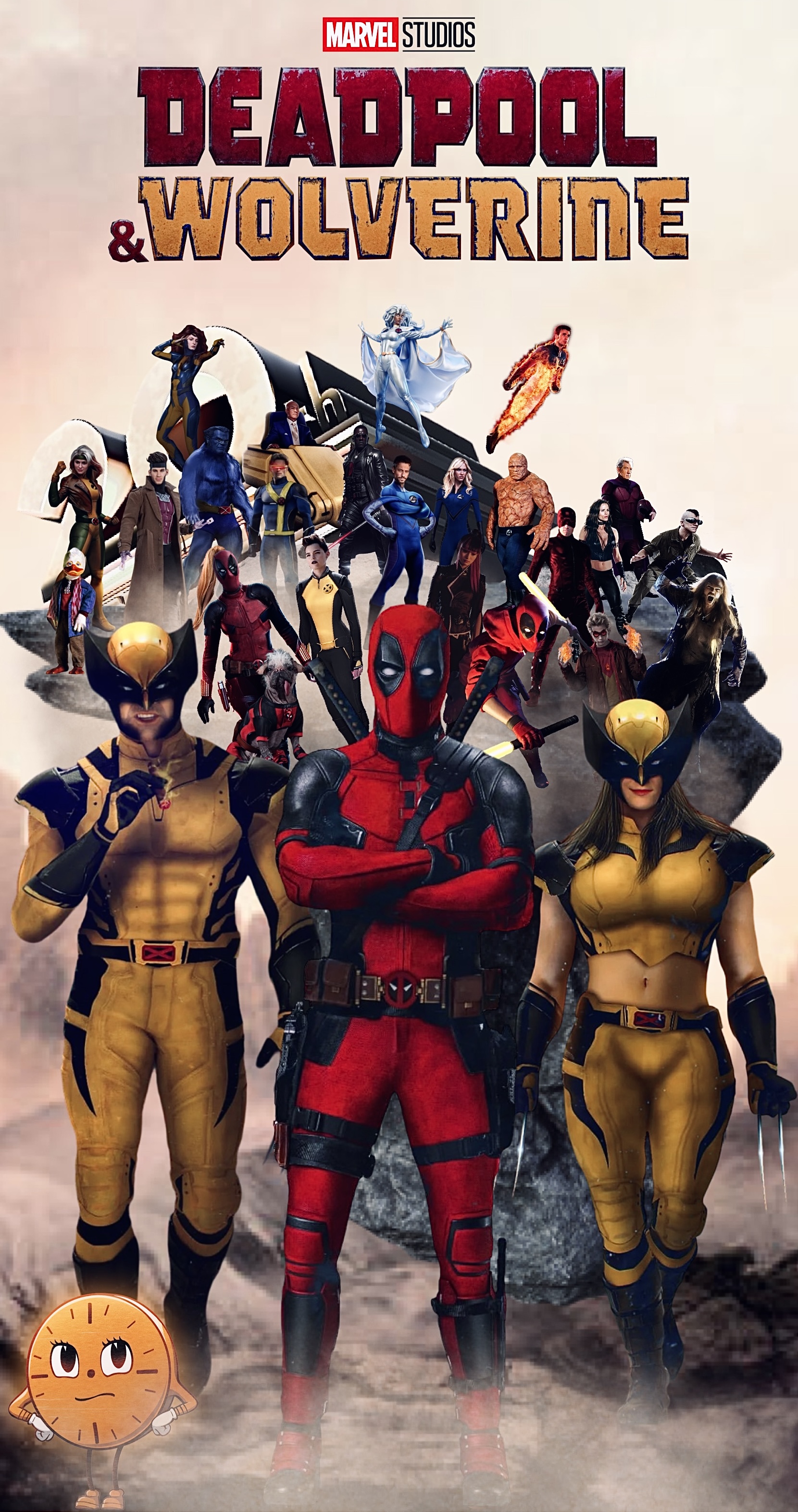 Marvel Studios Deadpool and Wolverine poster by yourmom420420420 on ...