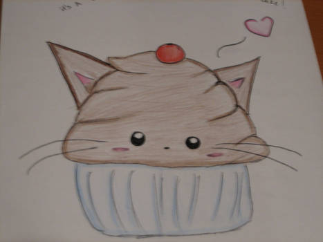 kitty cup cake