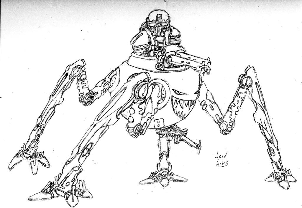 Spider mount design by Andrakus on DeviantArt