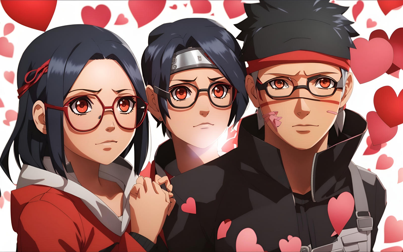 Boruto and Sarada as a couple by cguti94 on DeviantArt
