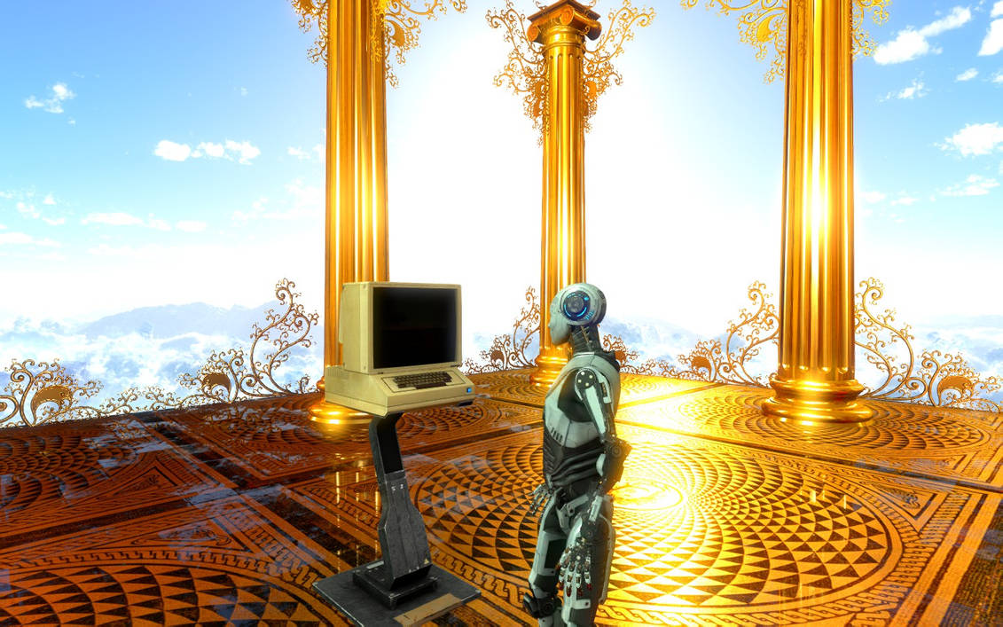 computer in heaven by MexyMax on DeviantArt