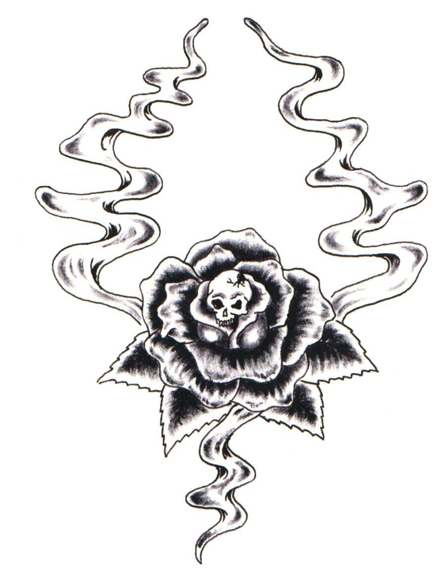 Death With Roses Design Death Rose 02 by ppunker on DeviantArt