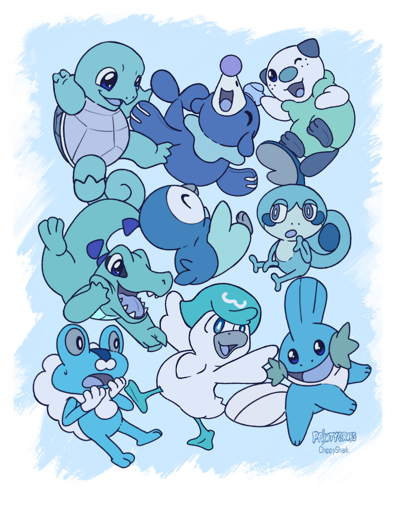 Ditto Water Types Water Types by ChippyShark on DeviantArt