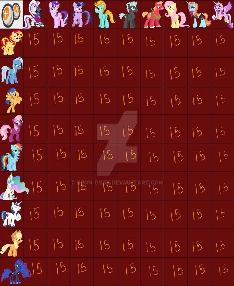 Mlp Values Chart Mlp Shipping Chart 2 Unlimited price upped!!! by Neon-Dusk on DeviantArt