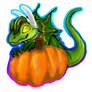 Ollie and his Pumpkin!