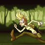 Sage Sparks on the run