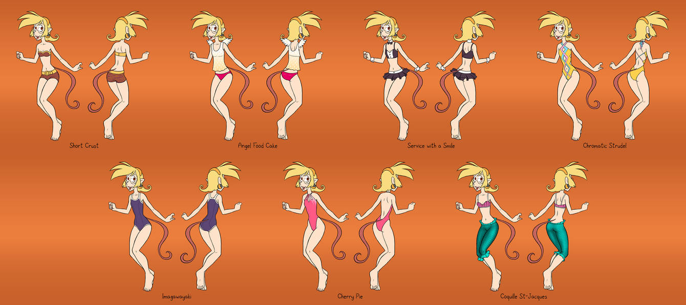 Swimsuit designs: Croissant by falingard