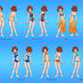 Swimsuit designs: Clockgirl