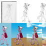 Alma Summer step by step