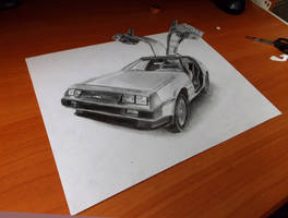 DeLorean 3d