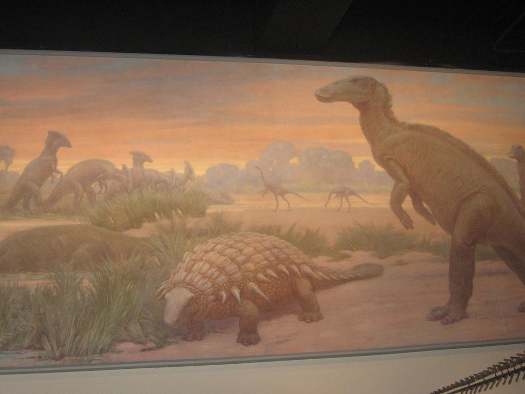Charles R. Knight Cretaceous Scene by Leviarex on DeviantArt