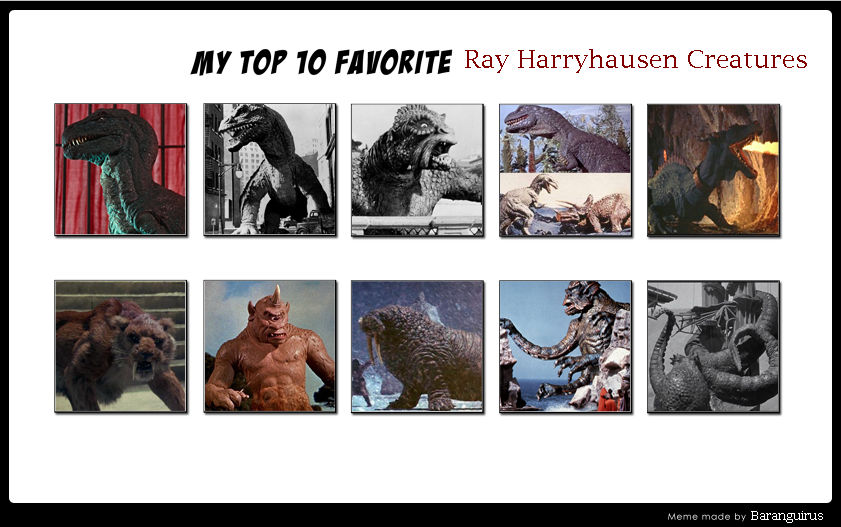 Top 10 Ray Harryhausen Creatures by Leviarex on DeviantArt