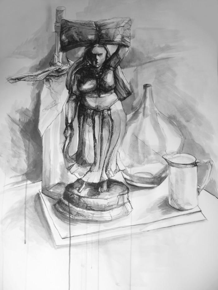 Still Life Ink ink still life by kala91 on DeviantArt