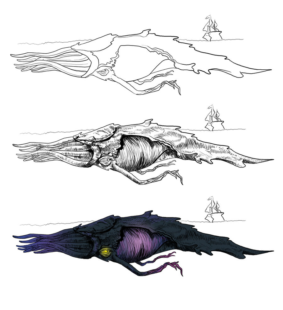 Kraken Concept by Chokutsuki on DeviantArt