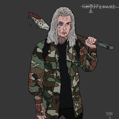wallpapers Ghostemane Drawings wallpaper cartoon ghostemane