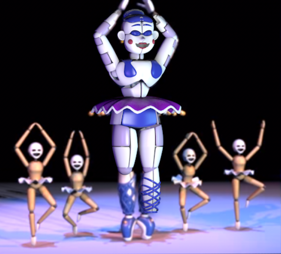 Arctic ballora is similar to ballora, although recolored to be a light cyan...