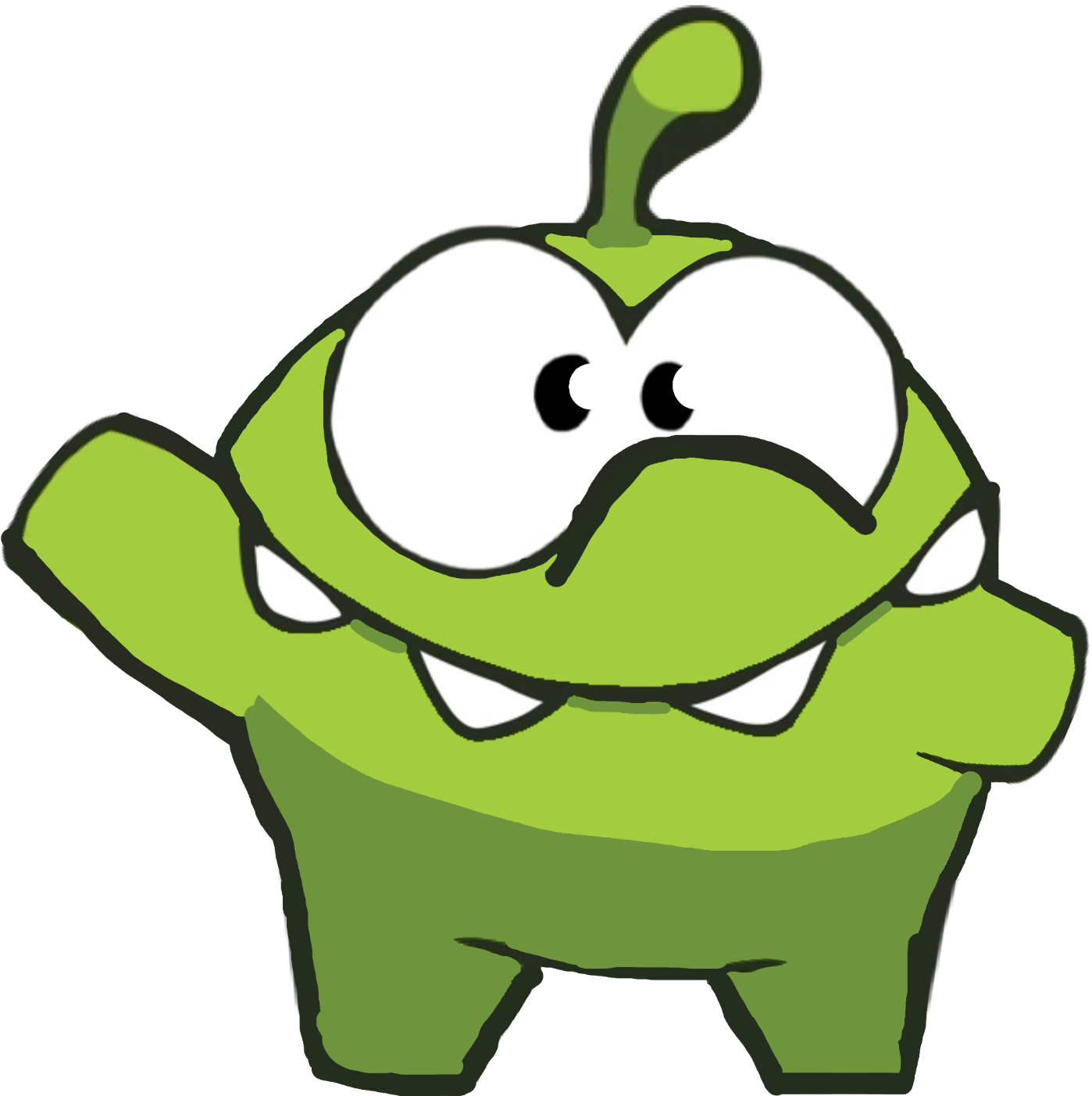 Om Nom (Cut the Rope 2 Design) by Tomthedeviant2 on DeviantArt