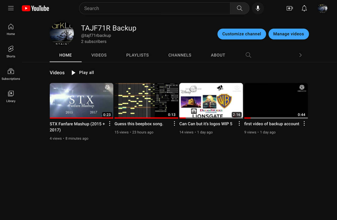 New backup account created. by Tomthedeviant2 on DeviantArt