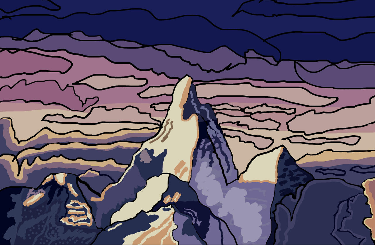 Surmount Drawing Paramount Mountain 2002 Drawing by Tomthedeviant2 on DeviantArt