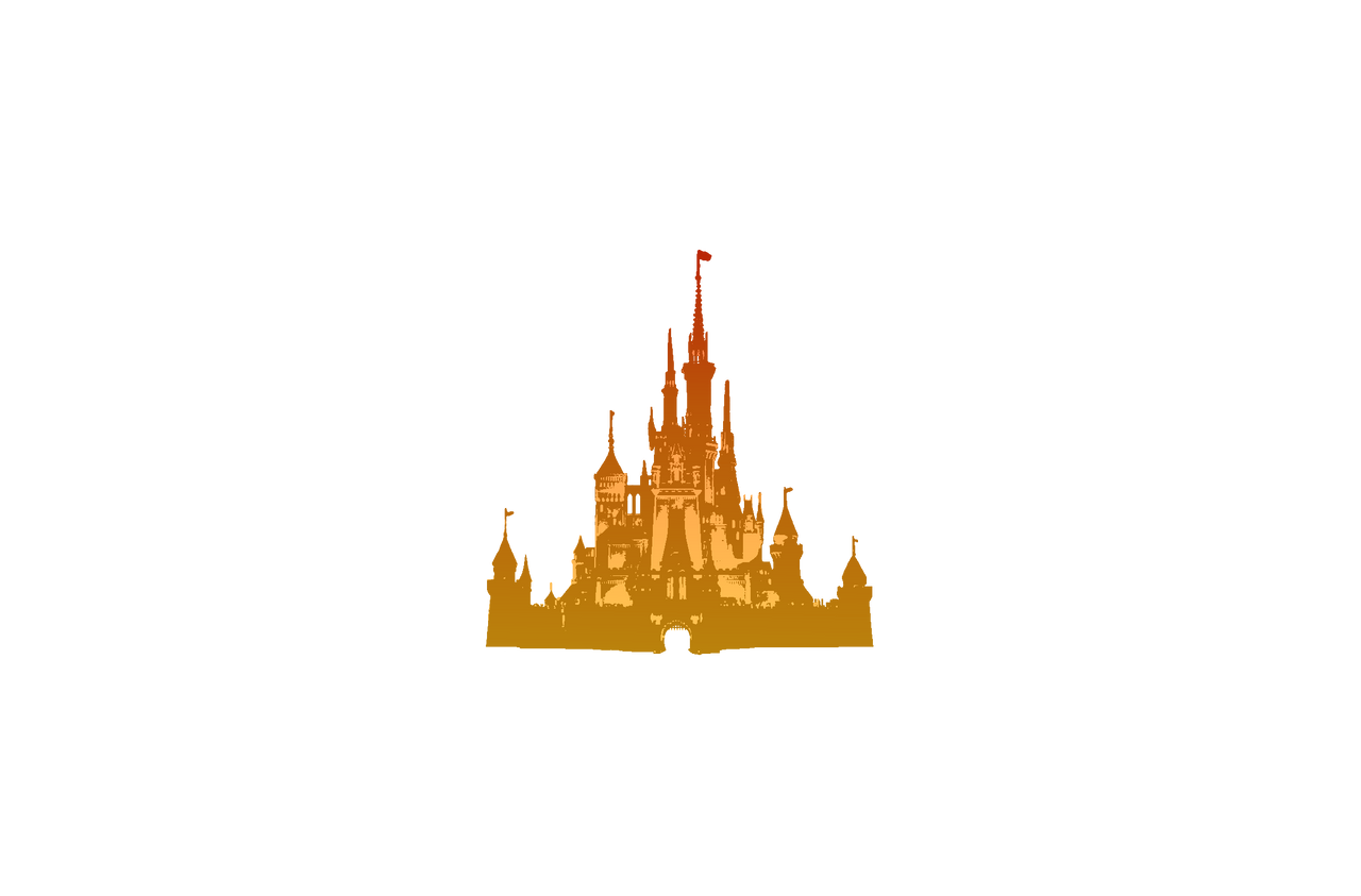 Disney Channel Gradient Pattern Disney Castle (Gradient Red to Yellow) by Tomthedeviant2 on DeviantArt