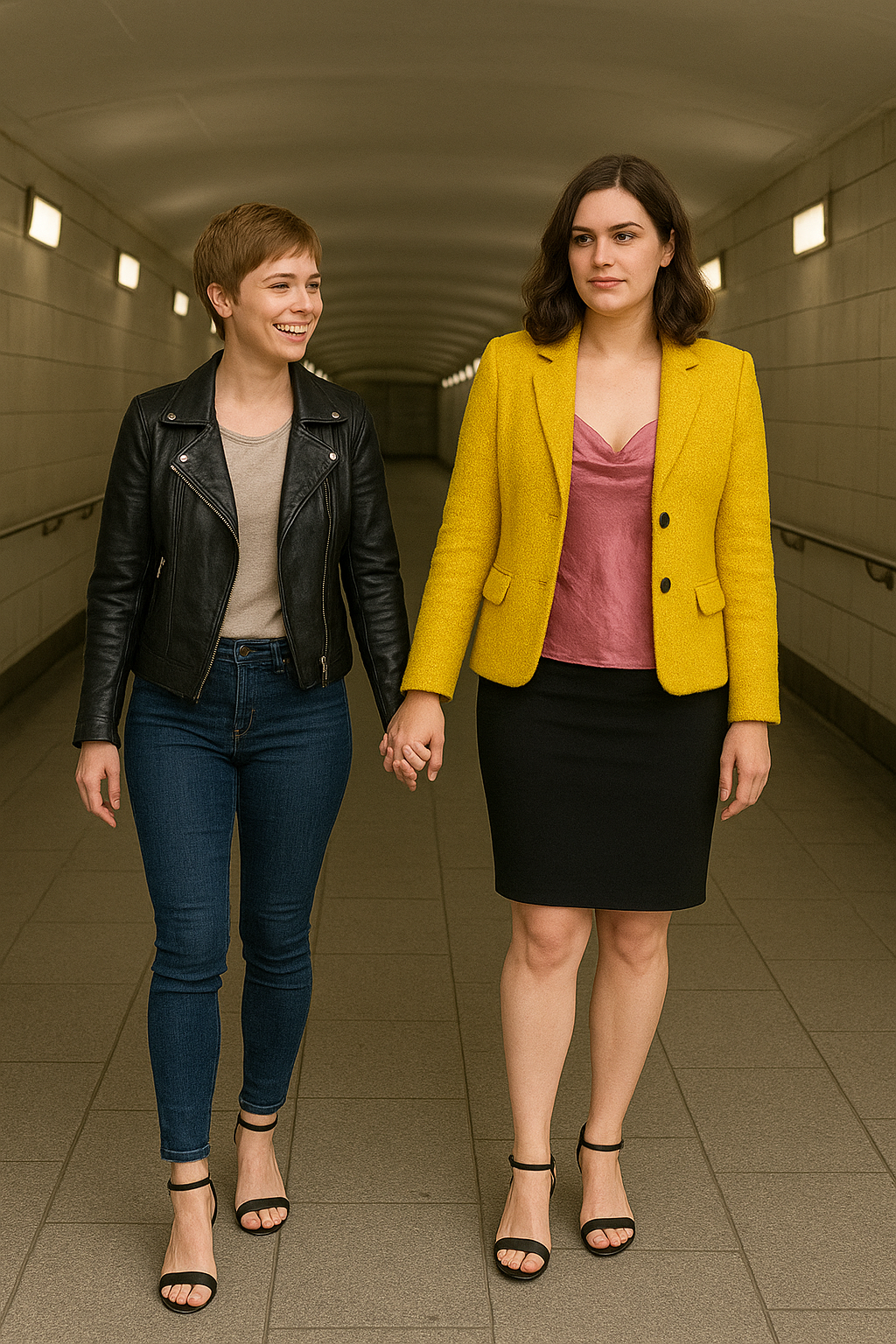 Trans Woman Deviantart A girl and a trans girl on a date by SeriousLee49 on DeviantArt