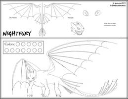 Lineart- Nightfury