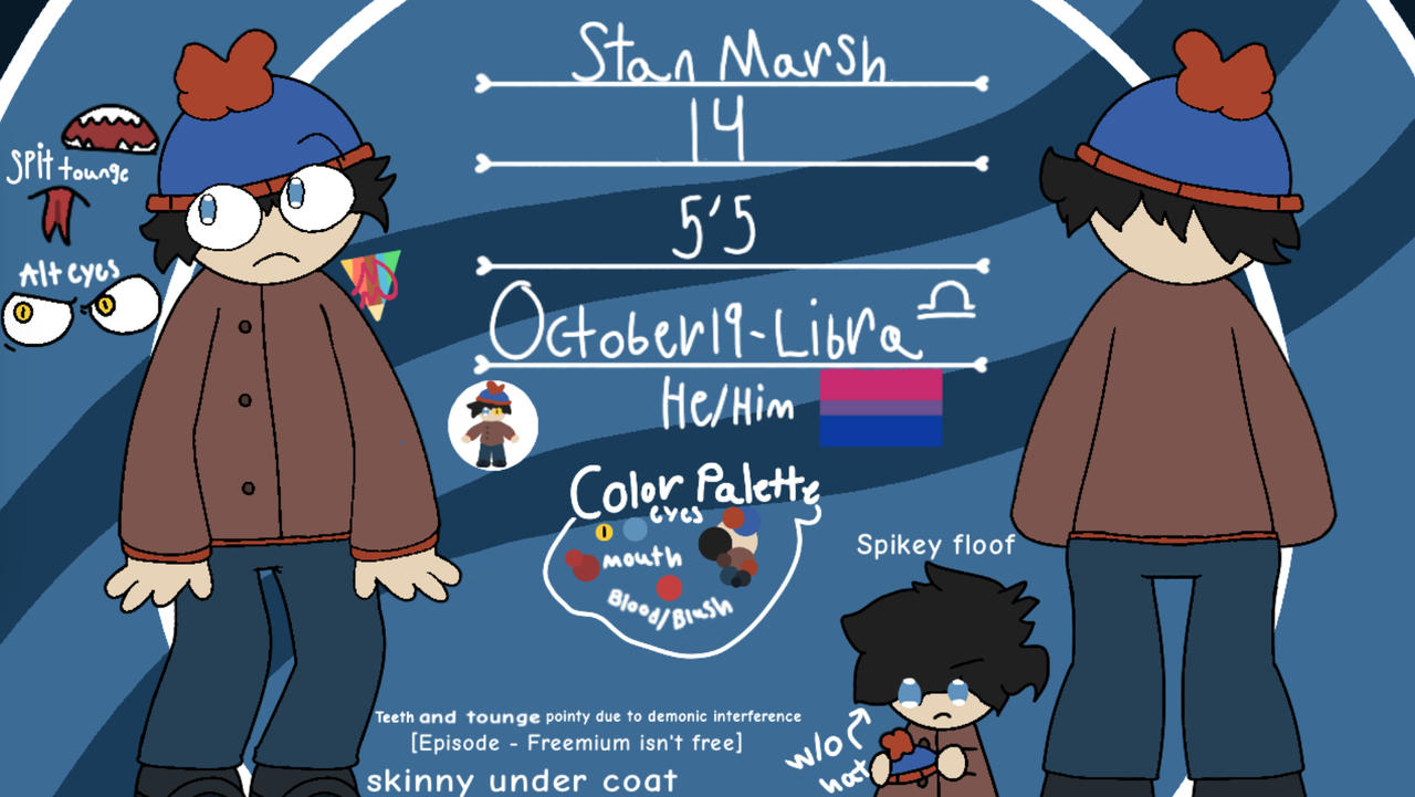 Stan Reference Sheet! by NikkiAndTheCrewArtz on DeviantArt