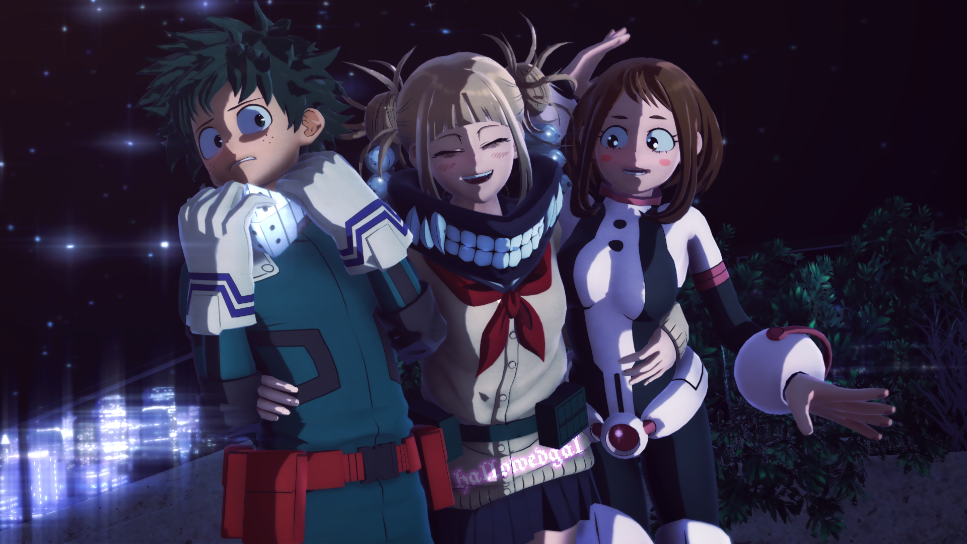 Mha Mmd MMD - BNHA DekuxTogaxOchako by hallowedgal on DeviantArt