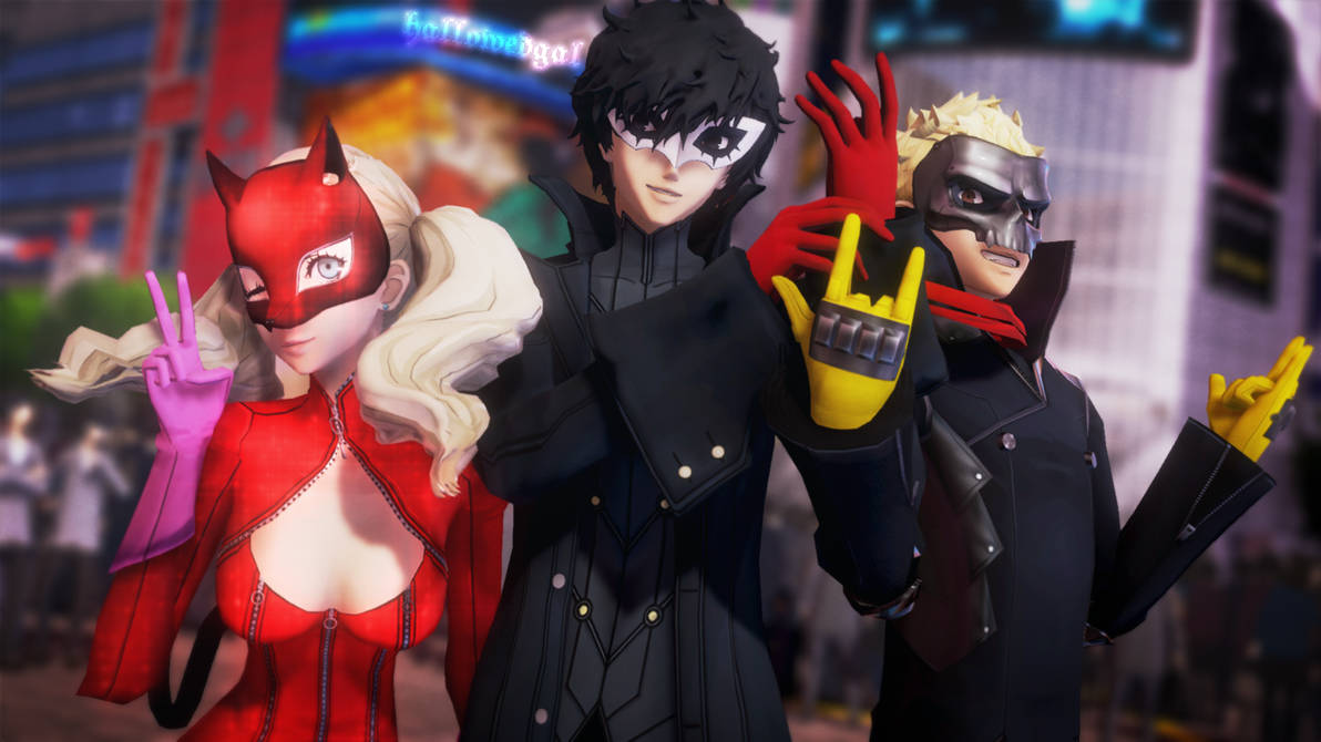 MMD - PERSONA 5 by hallowedgal on DeviantArt