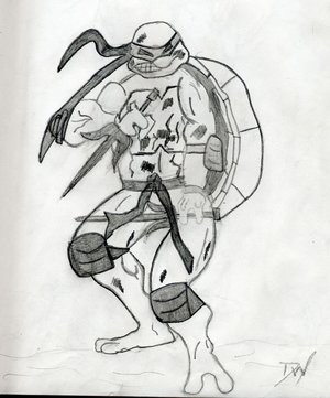 Raph - Wagskater17 by tmntart