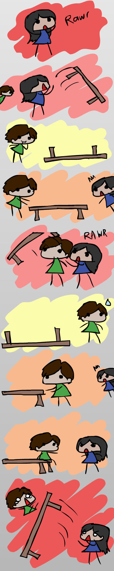 Chibi flip tables by Mythical-Human on DeviantArt