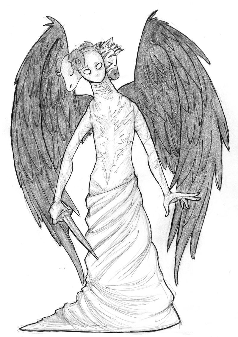 castiel's *true form* by Embryno on DeviantArt