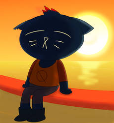 [NITW] Mae in the sunset