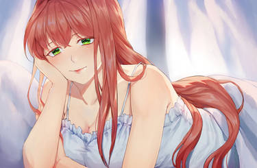Sleepover with Monika~
