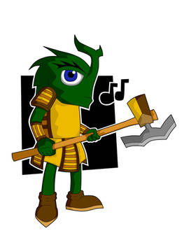 Beetle Warrior (Coloured)