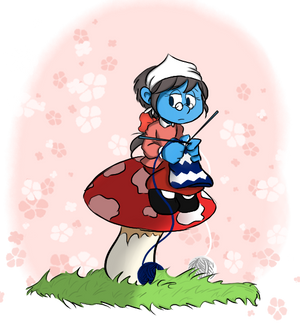 OC: Lonely Smurfette