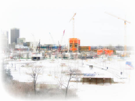 WInnipeg Construction in Winter