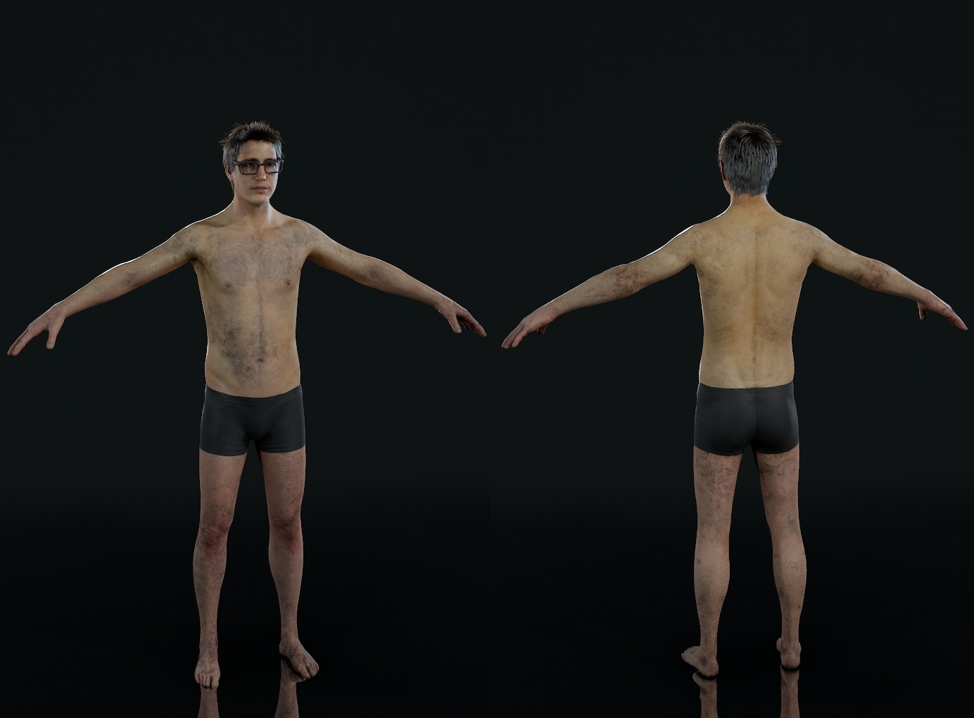 Dbd Modles Dead By Daylight - Dwight Fairfield (Base Body) by MariaJay on DeviantArt