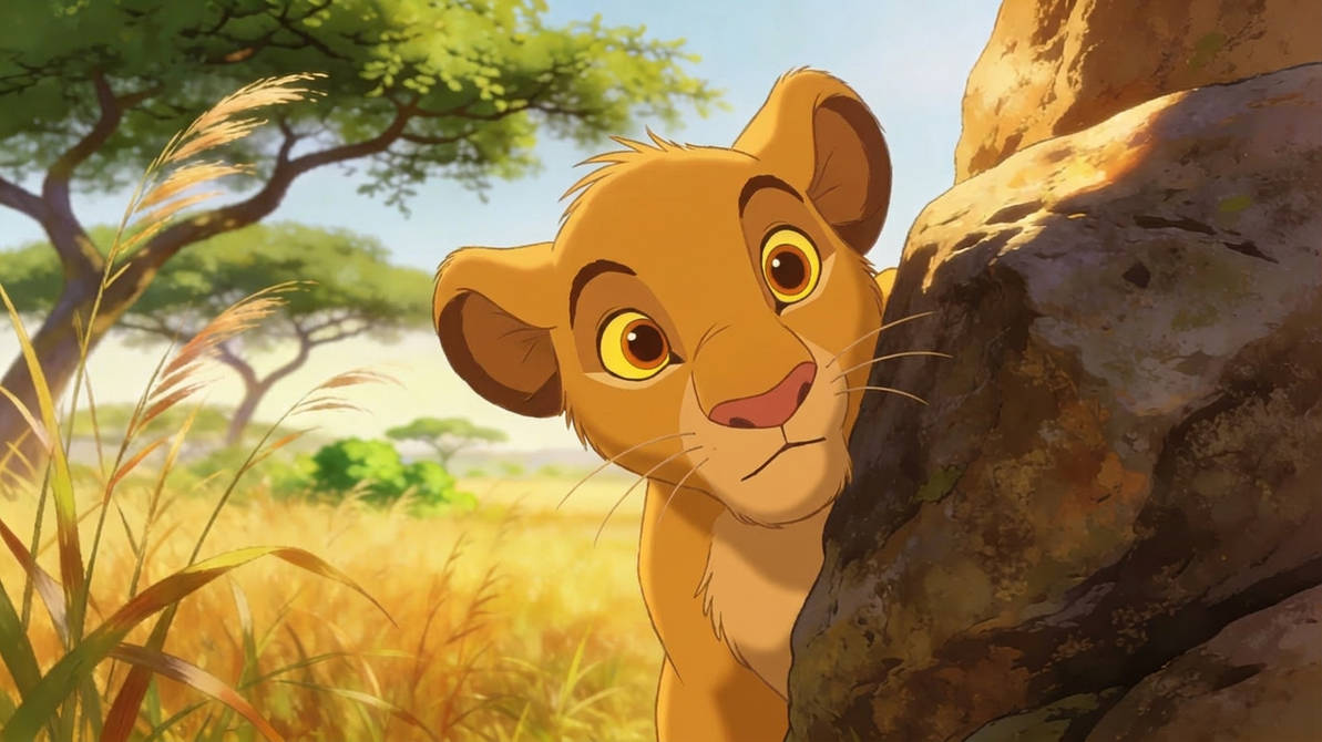 Simba Presentation Scene close-up young Simba portrait by GentleMomentsArt on DeviantArt