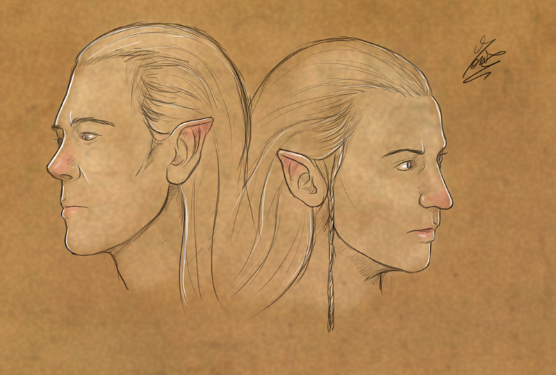 Haldir and Celeborn