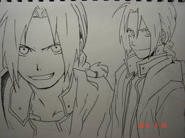 Edward Elric (lineart)