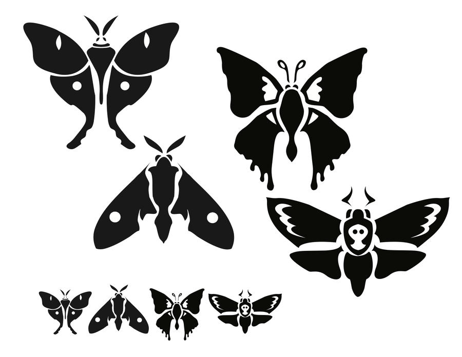 Robomoth Designs Moth Designs by DavidRobertsArt on DeviantArt