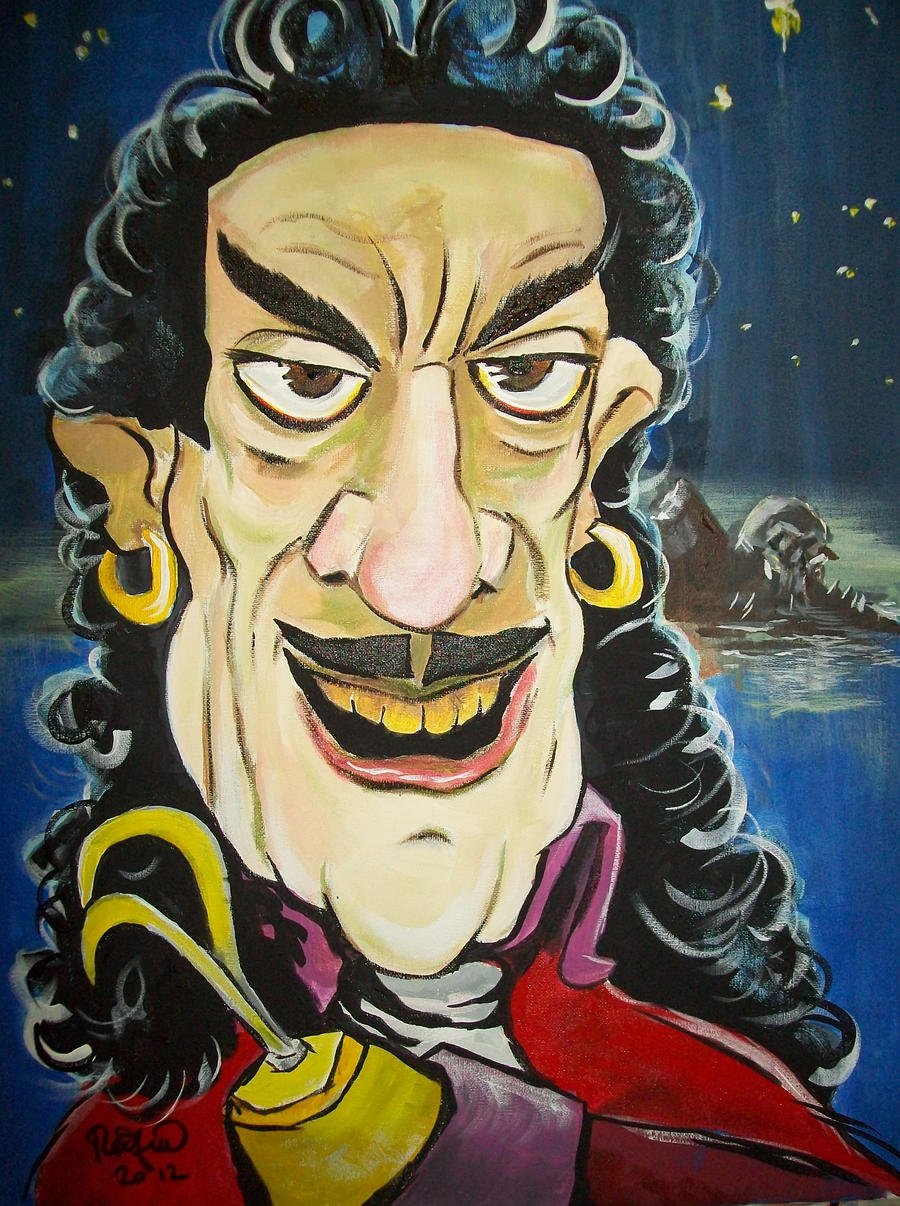 Karloff as Captain Hook by Mark Redfield