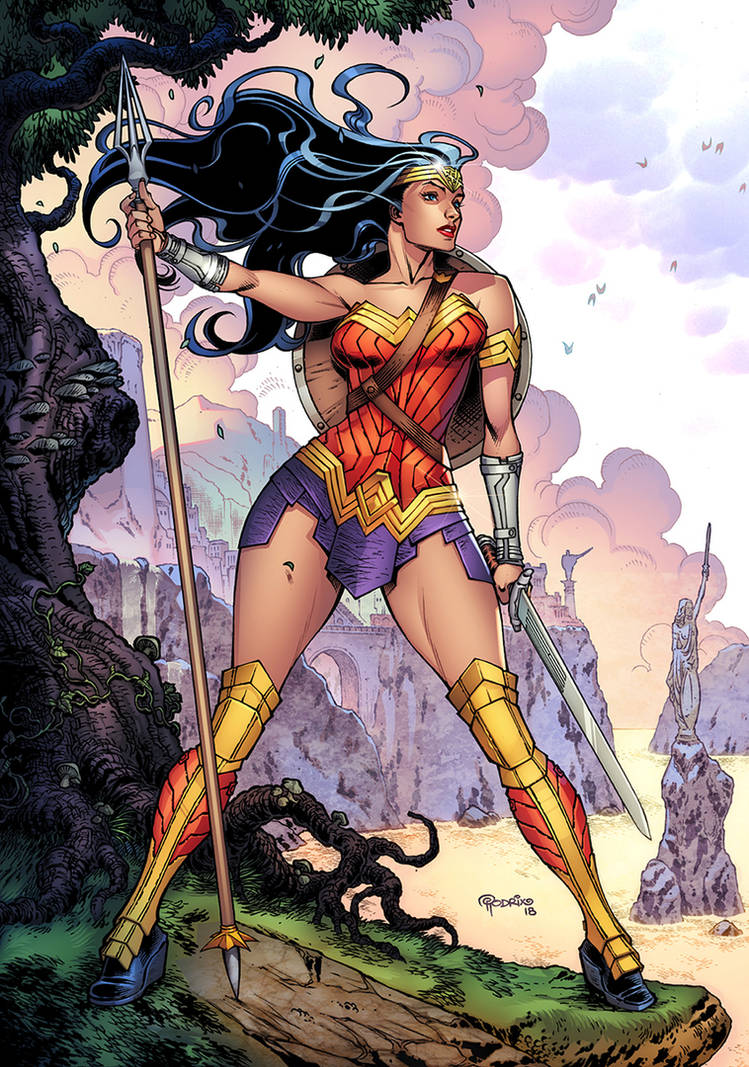 Wonder Woman Fanart In Color By Powrodrix On Deviantart