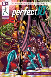 Genuine Comics' PERFECT 10 issue #3 cover