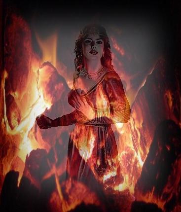 Fire goddess