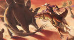Dino Wrangle by CazadorR