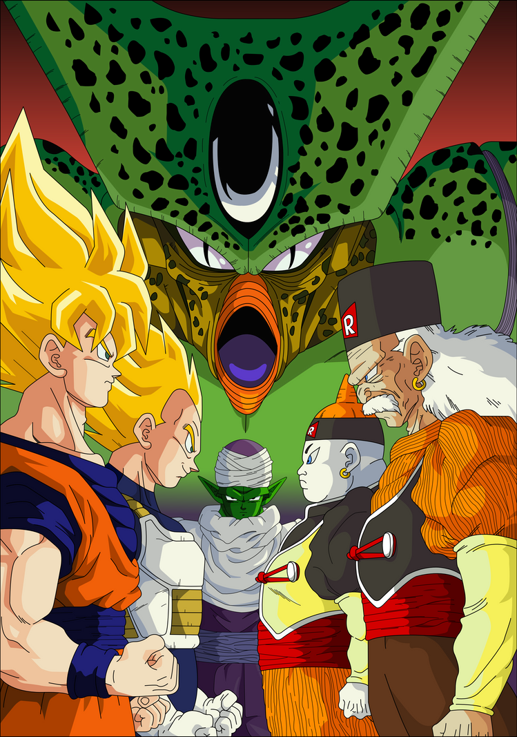 Dbz - Android Saga - vector by TyFuR on DeviantArt